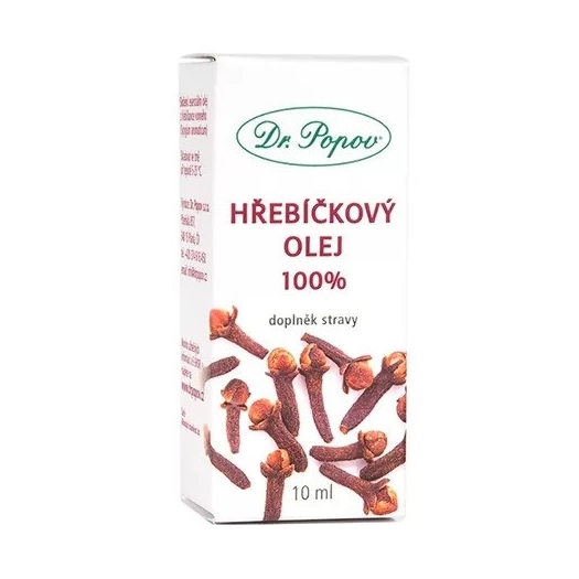Dr.Popov Hřebíčkový olej 100%, 10 ml